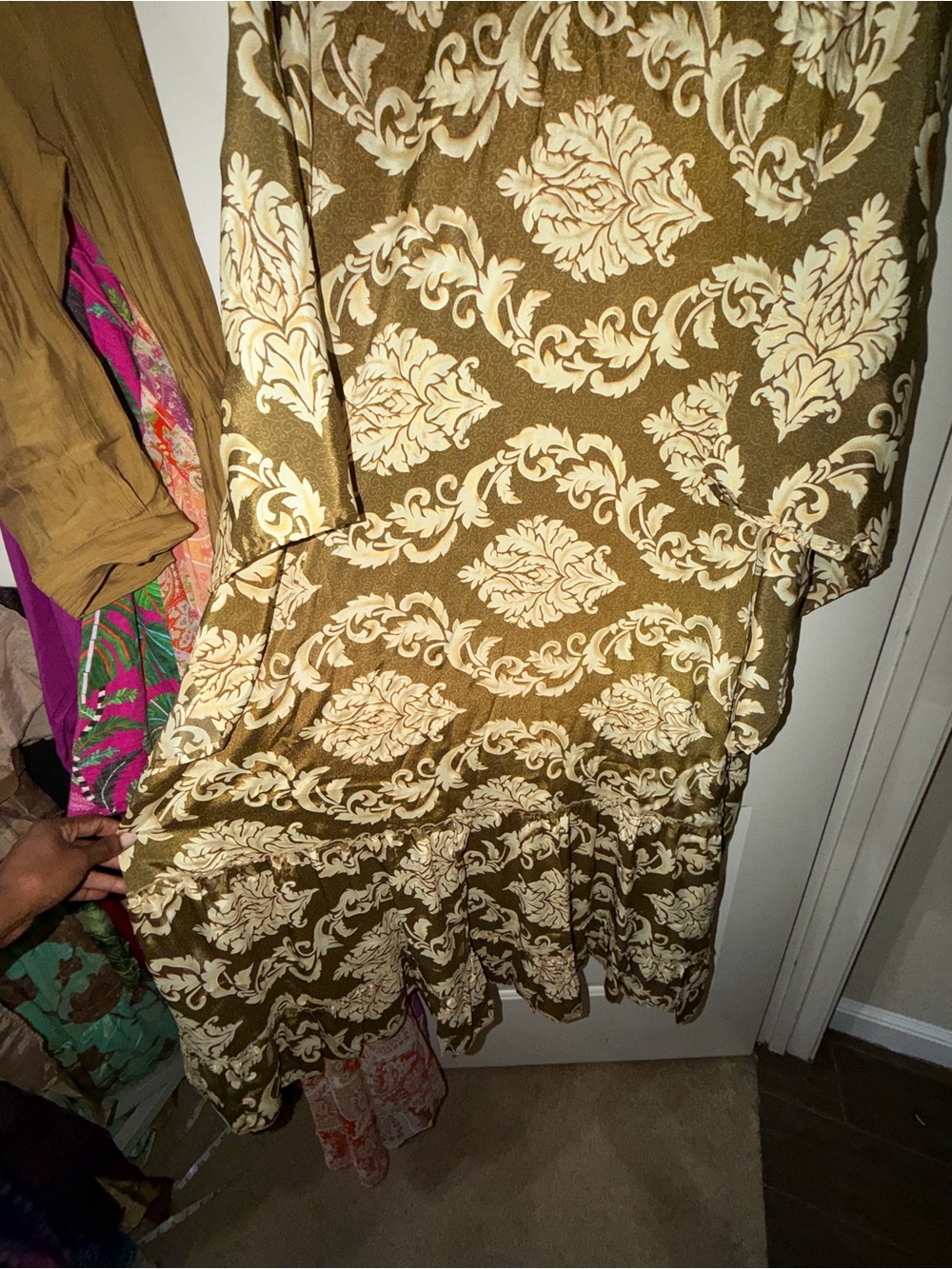 Sold————Made-in-India Kimono Robe - Picture 8 of 8